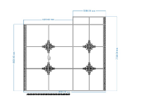 CNC mái kính thiết kế đẹp trên cad