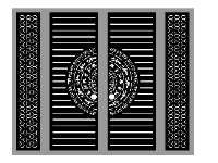 CNC mẫu cổng 4 cánh bông tuyết dxf
