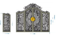 CNC mẫu cổng chính phụ đẹp nhất