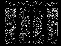 CNC mẫu cổng file dxf trống đồng và cá chép