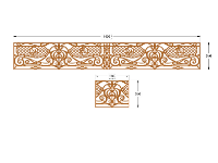 CNC mẫu lan can lộc phát dxf