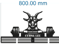 CNC mẫu logo đầu dê đẹp