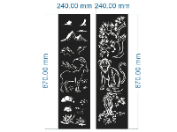 CNC mẫu vách khỉ và dê