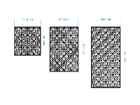 CNC mẫu vách ngăn 3 kích thước đẹp dxf