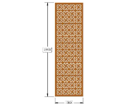 CNC mẫu vách ngăn đơn giản nhất tháng 7