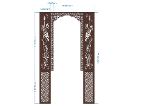 CNC mẫu vách ngăn sen dxf