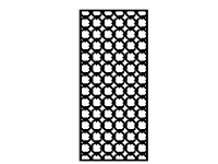CNC vách ngăn họa tiết tròn dxf