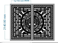 Cổng 2 cánh đẹp cnc cực đẹp mới nhát
