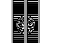 Cổng 2 cánh file cad cnc