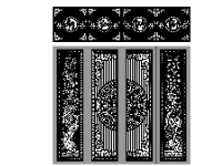 Cổng 4 cánh An Khang Thịnh Vượng file dxf