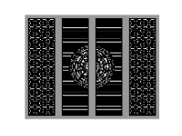 Cổng 4 cánh bông tuyết cnc file dxf đẹp