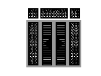 Cổng 4 cánh bông tuyết cnc thiết kế dxf đẹp