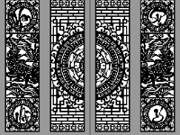 Cổng 4 cánh cá chép vạn sự như ý