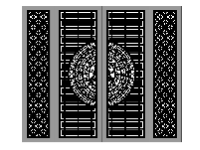Cổng 4 cánh file dxf đẹp mắt nhất