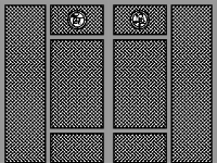 Cổng 4 cánh tài lộc lá nhỏ