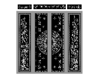 Cổng 4 cánh trống đồng cnc mới