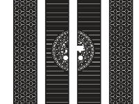 Cổng bông tuyết có ô thoáng cnc