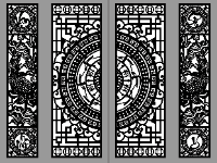 Cổng cá chép vạn sự như ý cnc 4 cánh