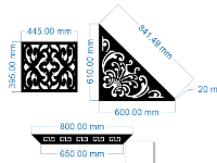 Cổng cnc họa tiết đẹp file dxf