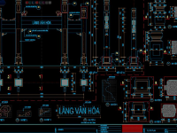 Cổng làng văn hóa đẹp cad