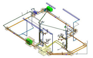 Công trình cấp nước nhà dân sử dụng Revit MEP _nhà phố 1