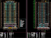 Công trình chung cư 17 tầng file cad