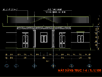 Công trình nhà văn hóa thôn 1 tầng 4.24x5.9m thuộc các xã vùng trung du