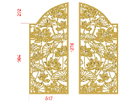 Cửa,file cnc cổng,file cnc cổng 2 cánh,file cổng cnc