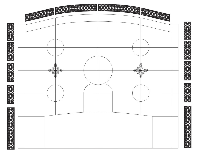 Diềm mái kính cắt cnc 2d file dxf