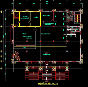 Đồ án Autocad thiết kế ngân hàng nhà nước