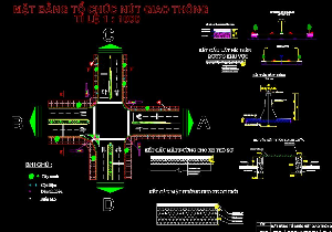 thiết kế nút giao thông,bản vẽ giao thông,đồ án giao thông