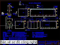 Đồ án File cad bản vẽ xử lý nước thải ngành thủy sản