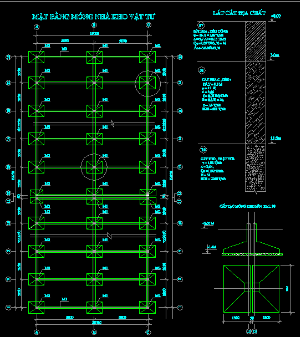 Đồ án file cad nền móng thiết kế đẹp