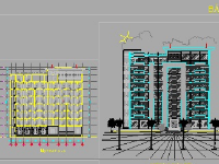 Đồ án thiết kế nhà dân dụng và công nghiệp 8 tầng
