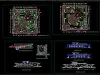 bản vẽ nhà hát,nhà hát tổng hợp,đồ án nhà hát