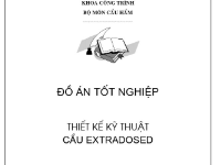 Đồ án tốt nghiệp Cầu extradose 85+140+85m