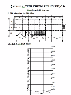 Đồ án tốt nghiệp kết cấu khung 9 tầng - Thuyết minh và bảng tính