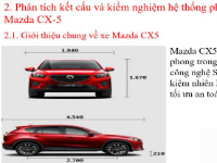 Đồ án tốt nghiệp khai thác kĩ thuật hệ thống phanh trên xe mazda cx-5