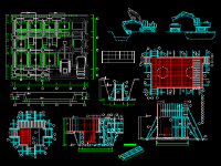 Đồ án tốt nghiệp thi công tổ chức thi công diện tích 20.7x38m (file cad+thuyết minh)