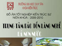 Đồ án tốt nghiệp Thuyết Minh Bảo tàng đá non nước Phần 1