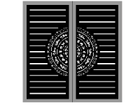 Downlaod file Cổng 2 cánh cnc thiết kế dxf