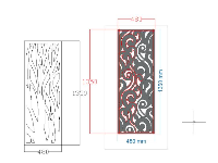 Vách ngăn CNC đẹp,Vách CNC đẹp,Vách ngăn CNC,File dxf vách