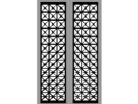 Download Cổng 2 cánh cnc hoa văn đơn giản