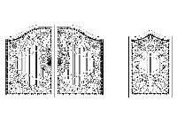 Download file autocad Cổng 2 cánh CNC