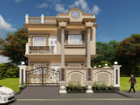 Download file Biệt thự 2 tầng 9x12m sketchup đẹp