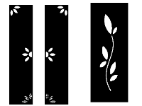 Download file Cổng 2 cánh và vách cnc dxf