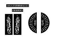 Download file cổng cnc dxf đẹp mắt