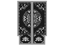 Download file Cổng dơi cnc hoa văn đẹp