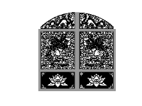 Download file Cổng rồng phượng cnc dxf đẹp mắt