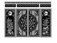 Download file Cổng Tài Lộc trống đồng cnc dxf